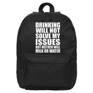 Funny Drinking 16 in Basic Backpack