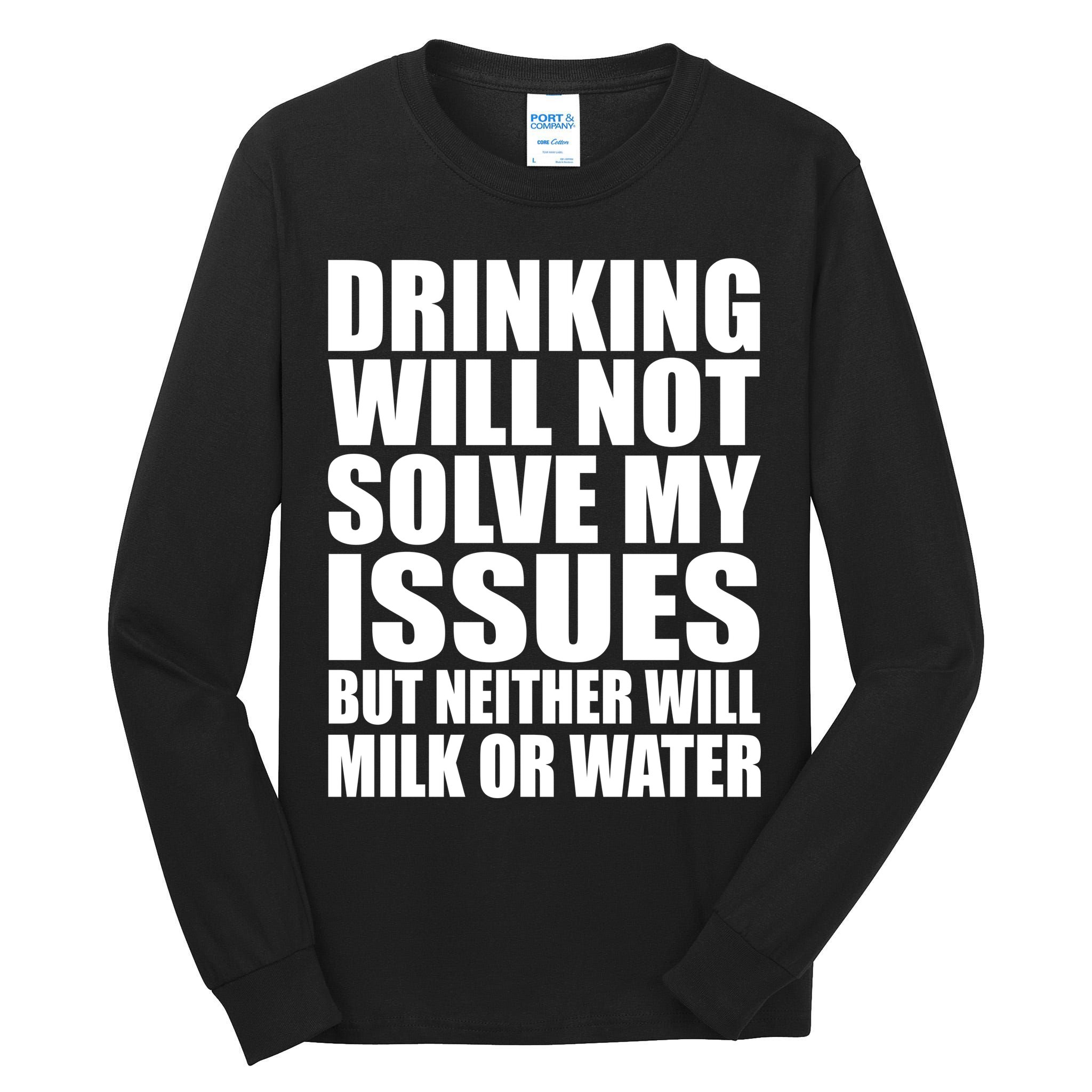 Funny Drinking Tall Long Sleeve T-Shirt