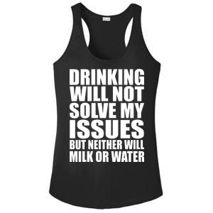 Funny Drinking Ladies PosiCharge Competitor Racerback Tank