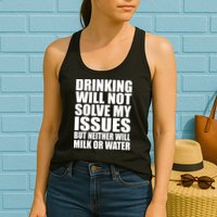 Funny Drinking Womens Tank Top