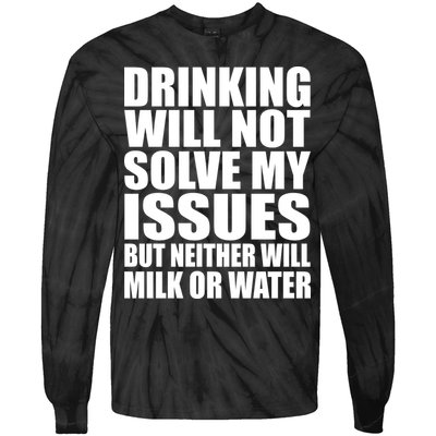 Funny Drinking Tie-Dye Long Sleeve Shirt