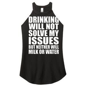 Funny Drinking Women's Perfect Tri Rocker Tank