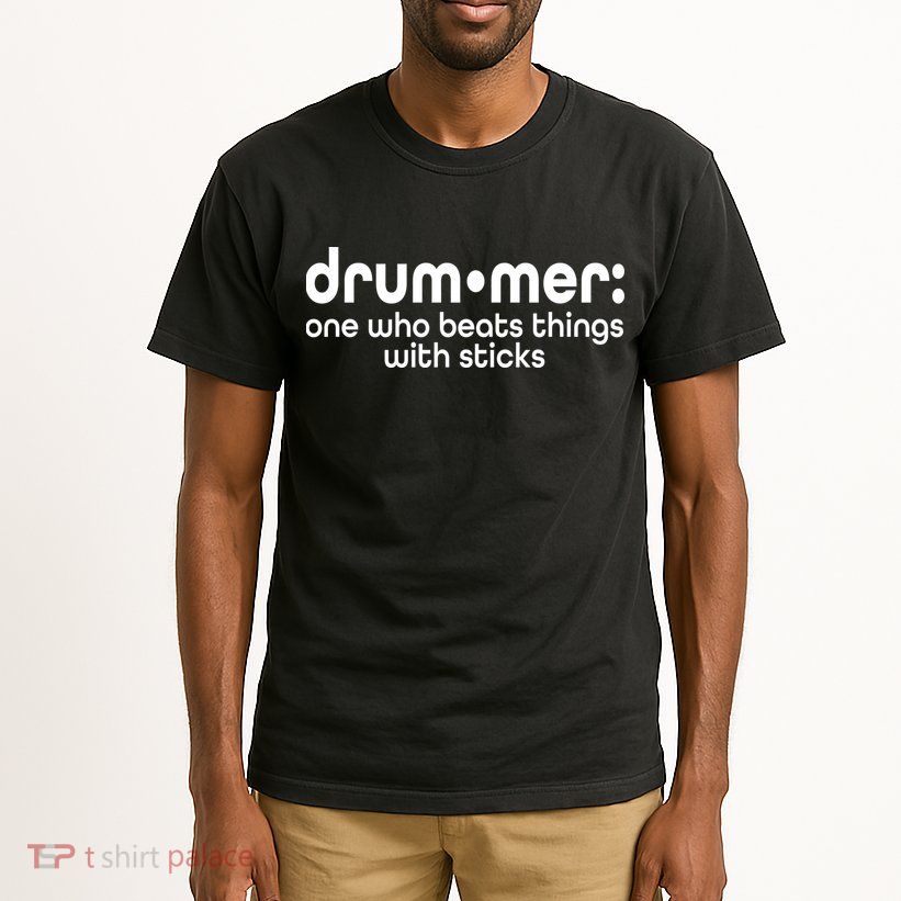 Funny Drummer Definition Beats With Sticks Tall T-Shirt
