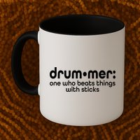 Funny Drummer Definition Beats With Sticks Mug