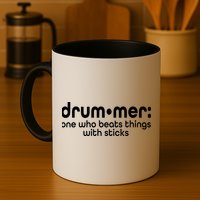 Funny Drummer Definition Beats With Sticks Mug