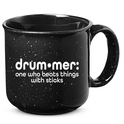 Funny Drummer Definition Beats With Sticks 15oz Campfire Ceramic Mug