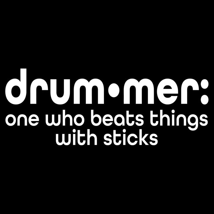 Funny Drummer Definition Beats With Sticks 16 in Basic Backpack