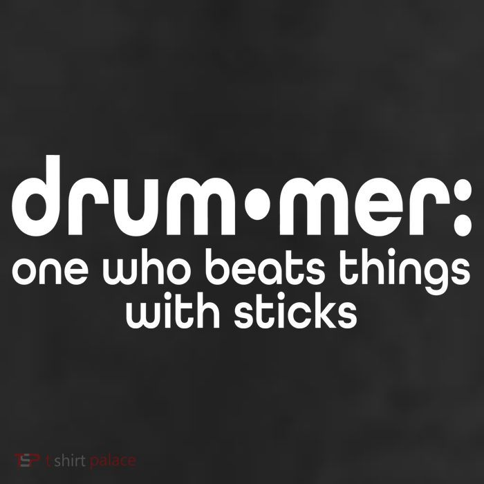 Funny Drummer Definition Beats With Sticks 25L Jumbo Tote