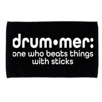Funny Drummer Definition Beats With Sticks Microfiber Hand Towel