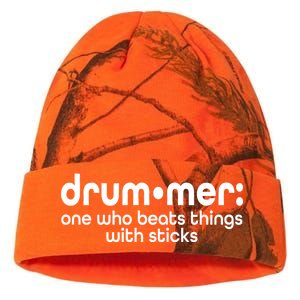 Funny Drummer Definition Beats With Sticks Kati Licensed 12" Camo Beanie