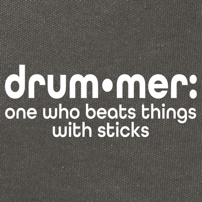 Funny Drummer Definition Beats With Sticks Cotton Canvas Backpack