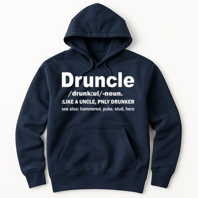 Funny Drunk Uncle Druncle Definition Hoodie