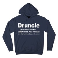 Funny Drunk Uncle Druncle Definition Hoodie