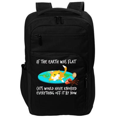 Funny Earth Cat Impact Tech Backpack