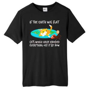 Funny Earth Cat Tall Fusion ChromaSoft Performance T-Shirt