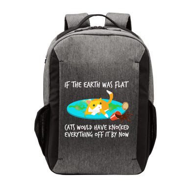 Funny Earth Cat Vector Backpack