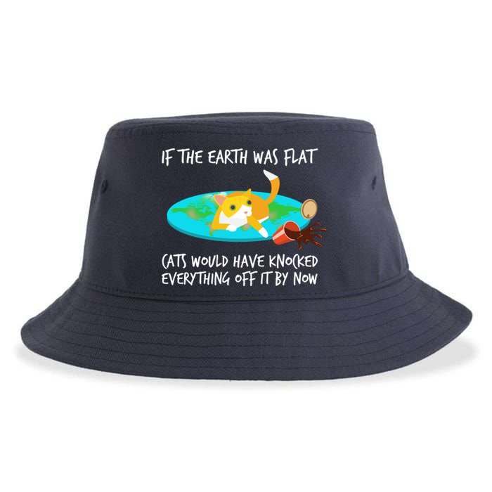 Funny Earth Cat Sustainable Bucket Hat