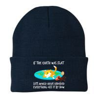 Funny Earth Cat Knit Cap Winter Beanie