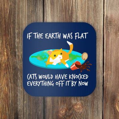 Funny Earth Cat Coaster