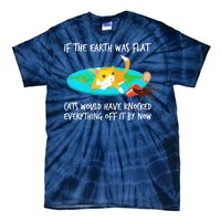 Funny Earth Cat Tie-Dye T-Shirt