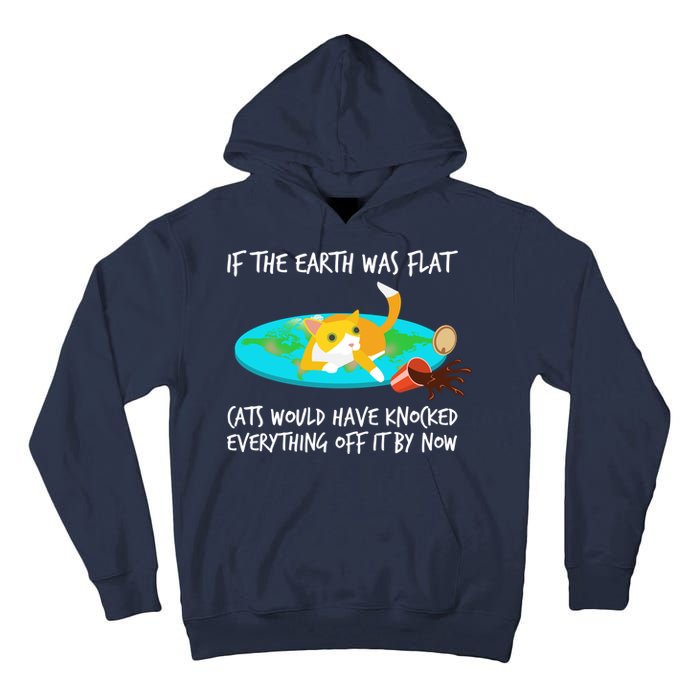 Funny Earth Cat Tall Hoodie