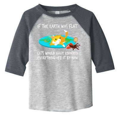 Funny Earth Cat Toddler Fine Jersey T-Shirt