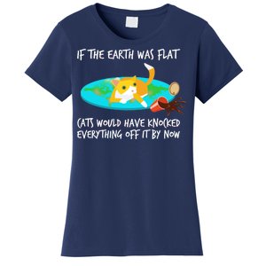 Funny Earth Cat Women's T-Shirt