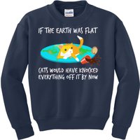 Funny Earth Cat Kids Sweatshirt