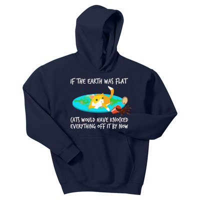 Funny Earth Cat Kids Hoodie