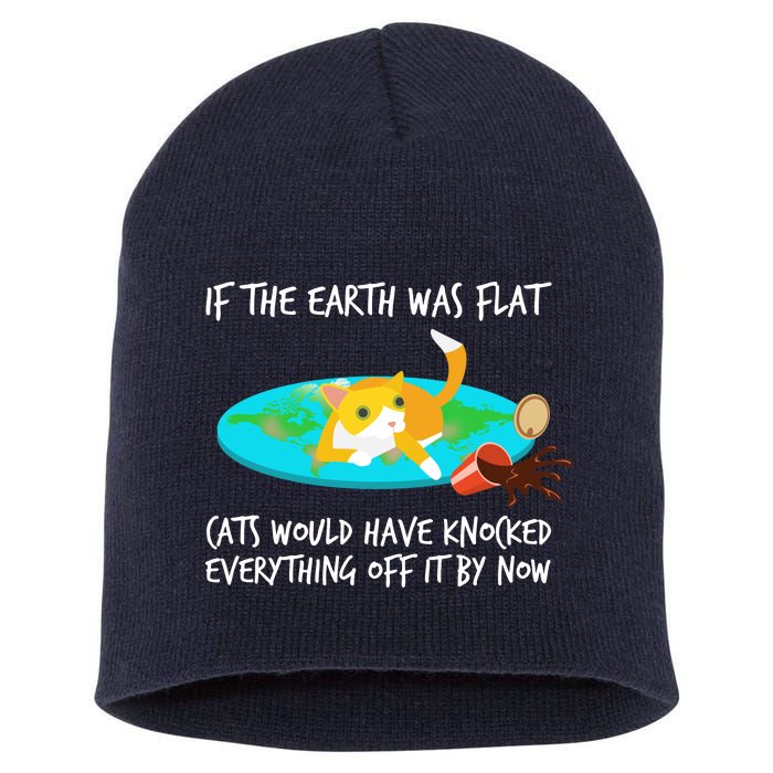 Funny Earth Cat Short Acrylic Beanie