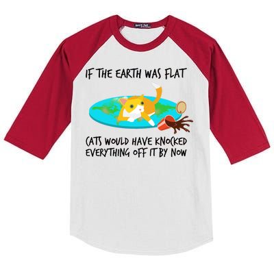 Funny Earth Cat Kids Colorblock Raglan Jersey