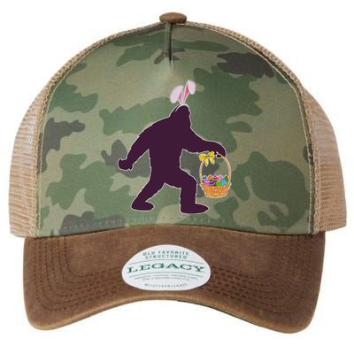 Funny Easter Bunny Eared Bigfoot Sasquatch  Legacy Tie Dye Trucker Hat