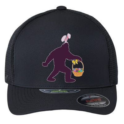Funny Easter Bunny Eared Bigfoot Sasquatch  Flexfit Unipanel Trucker Cap