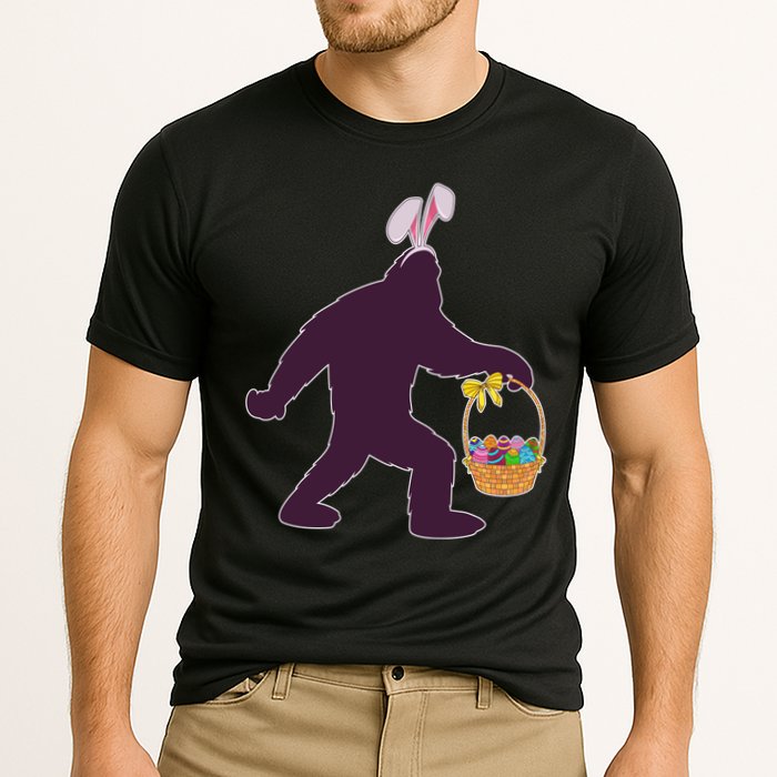 Funny Easter Bunny Eared Bigfoot Sasquatch  Performance Shirt