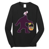 Funny Easter Bunny Eared Bigfoot Sasquatch  Long Sleeve Shirt