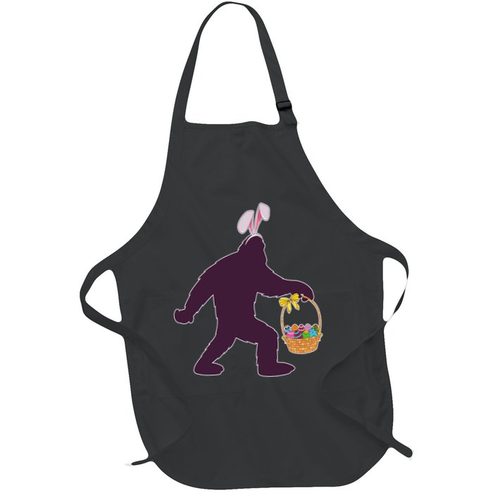 Funny Easter Bunny Eared Bigfoot Sasquatch  Apron