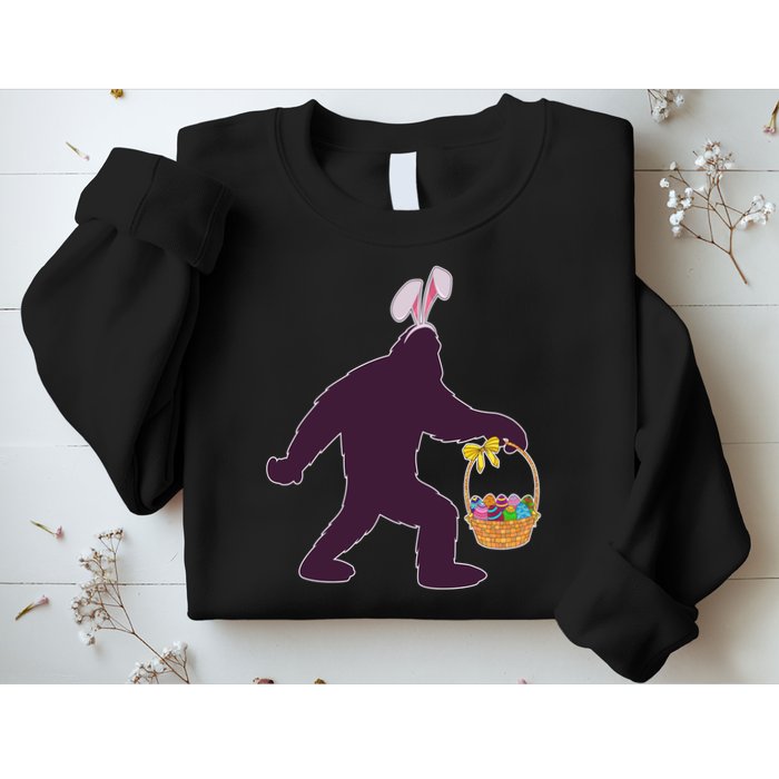 Funny Easter Bunny Eared Bigfoot Sasquatch  Sweatshirt