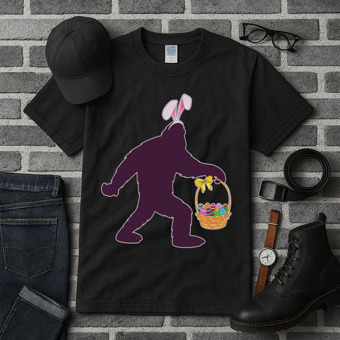 Funny Easter Bunny Eared Bigfoot Sasquatch  Tall T-Shirt