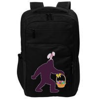 Funny Easter Bunny Eared Bigfoot Sasquatch  Impact Tech Backpack
