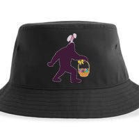 Funny Easter Bunny Eared Bigfoot Sasquatch  Sustainable Bucket Hat