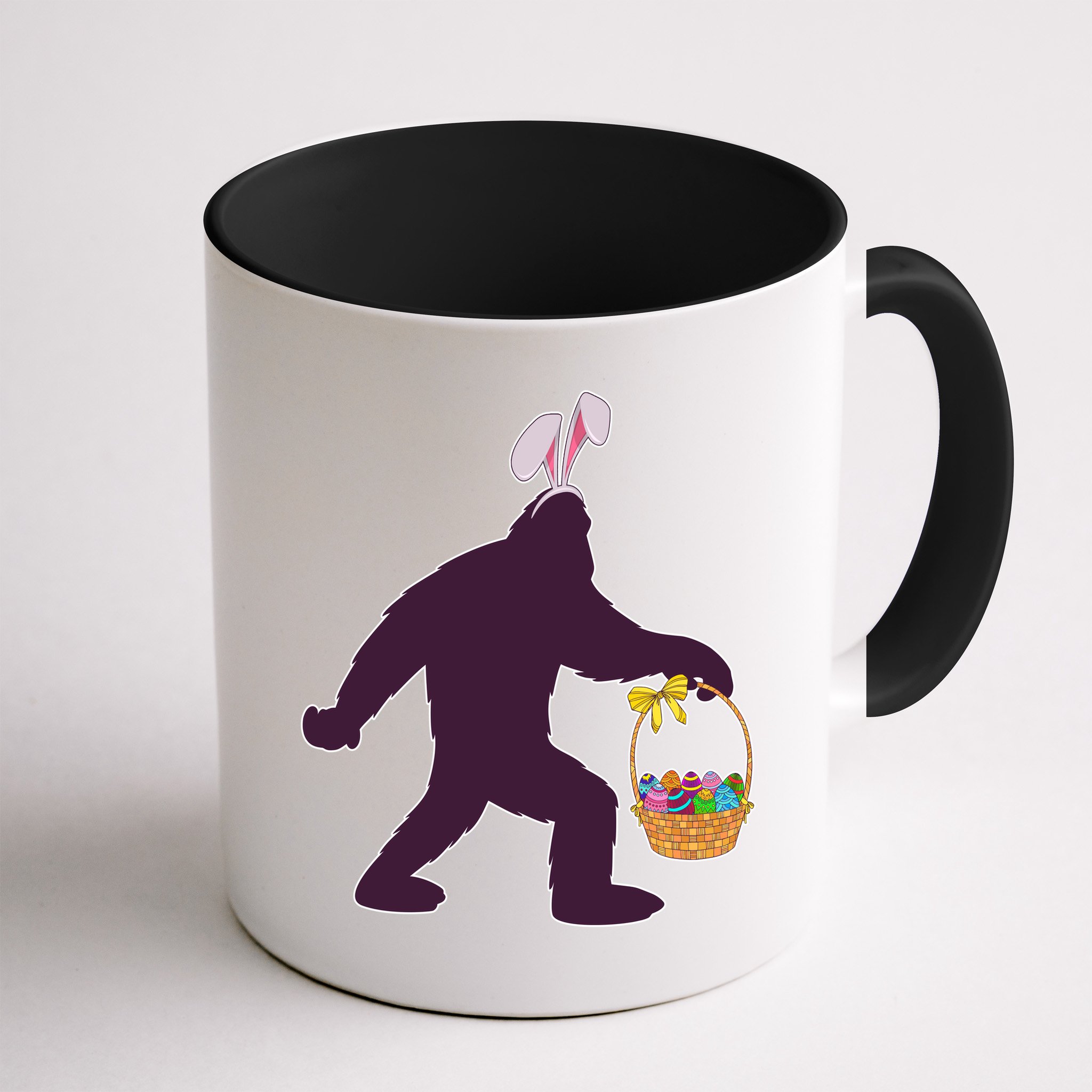 Funny Easter Bunny Eared Bigfoot Sasquatch  Mug