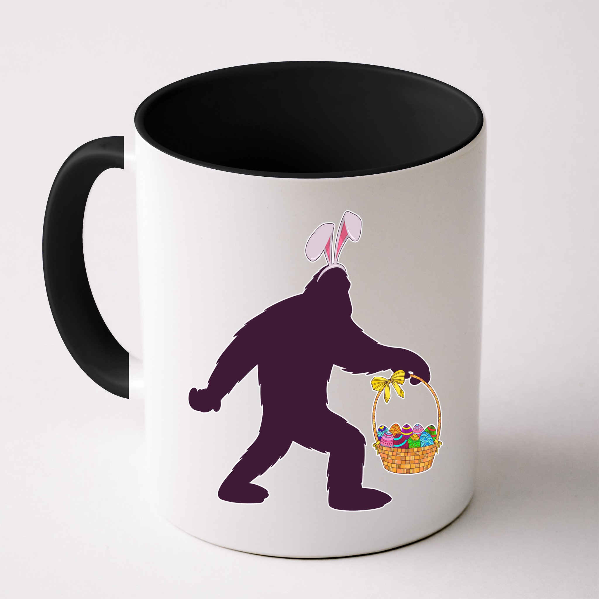 Funny Easter Bunny Eared Bigfoot Sasquatch  Mug