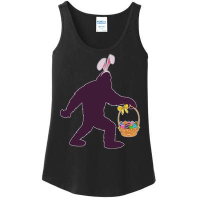 Funny Easter Bunny Eared Bigfoot Sasquatch  Ladies Essential Tank