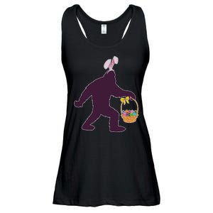 Funny Easter Bunny Eared Bigfoot Sasquatch  Ladies Essential Flowy Tank