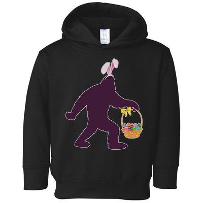 Funny Easter Bunny Eared Bigfoot Sasquatch  Toddler Hoodie