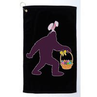 Funny Easter Bunny Eared Bigfoot Sasquatch  Golf Towel