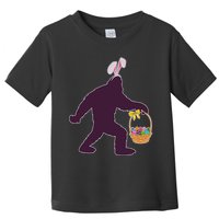 Funny Easter Bunny Eared Bigfoot Sasquatch  Toddler T-Shirt