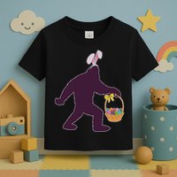 Funny Easter Bunny Eared Bigfoot Sasquatch  Toddler T-Shirt