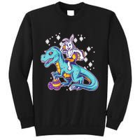 Funny Easter Bunny Riding T-Rex Sweatshirt