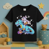 Funny Easter Bunny Riding T-Rex Toddler T-Shirt